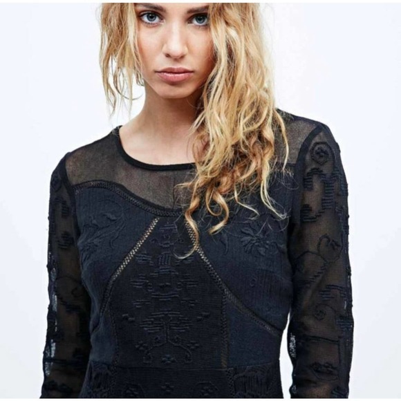 Free People Say You Love Me Maxi Dress black women’s size 4 NWT - Picture 7 of 16